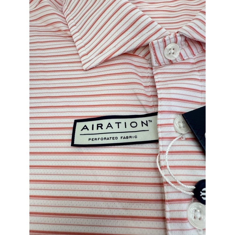 NWT Holderness & Bourne Turnbull Stripe AIRATION Golf Polo Shirt Mens XXL $118 - Picture 5 of 12